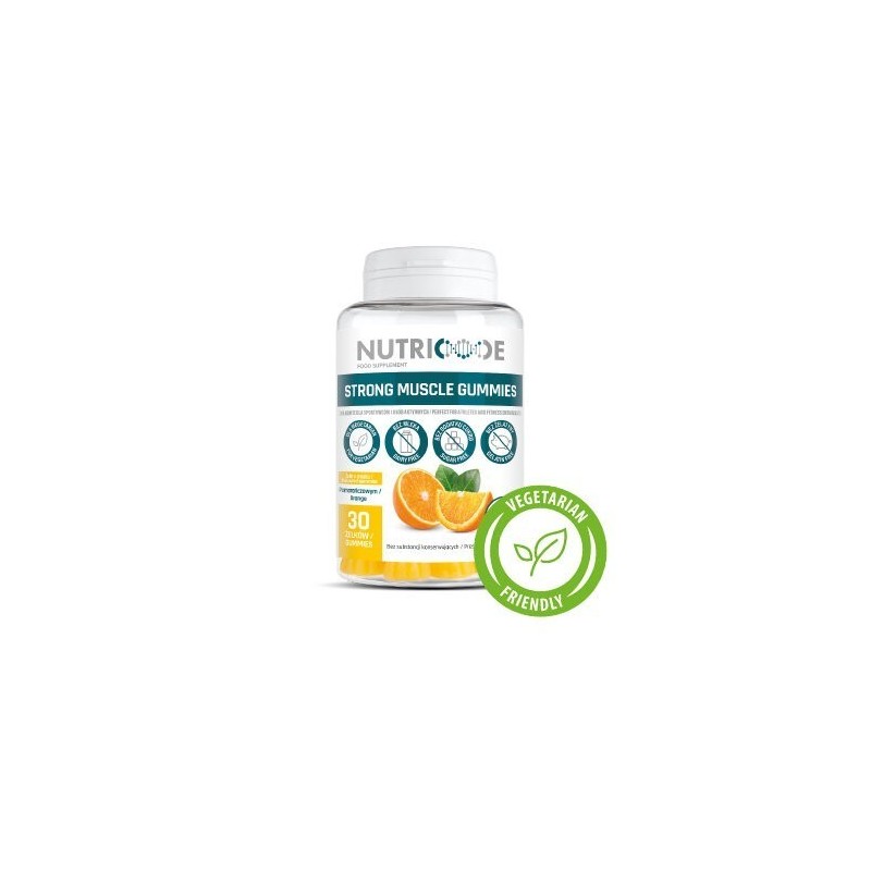 Nutricode Strong Muscle Gummies - vitaminai guminukai energijai
